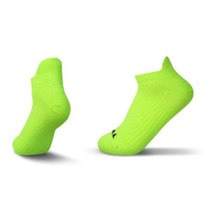 Calcetín Running Corto B22 - Verde Flúor