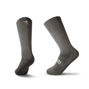 Calcetín Ciclismo Qhispiy B64 – Gris Oscuro