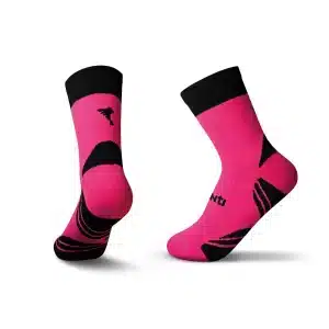 Calcetín Running B70 -Fucsia Negro