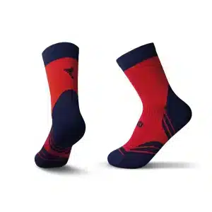 Calcetín Running B70 -Rojo Azul